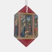 Krippe Schöne religiöse Jesus Weihnachten Ornament Aus Glas (Vorderseite Rechts)