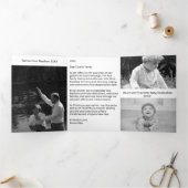 Krippe Schwarzes Kreuz Weihnachten Dreifach Gefaltete Urlaubskarte (Innenseite)