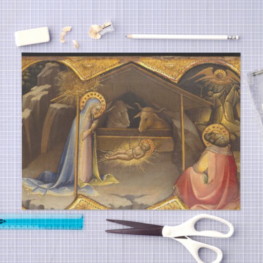 Krippe Selige Jungfrau Maria Säugling Jesus Seidenpapier (Handwerk)