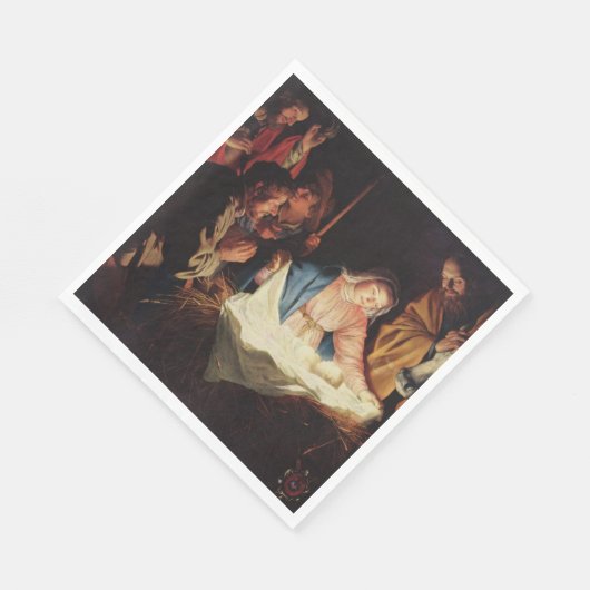 Krippe Serviette (Ecke)