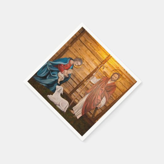 Krippe Serviette (Ecke)