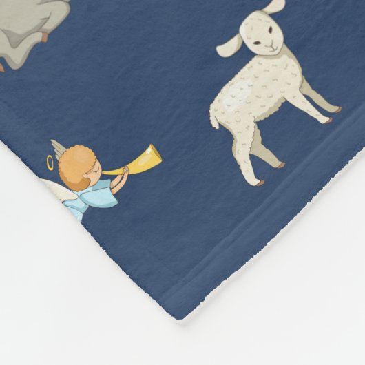 Krippe Soft Fleece Weihnachtsblanket (Ecke)