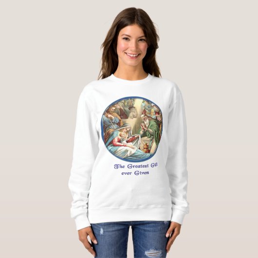Krippe Sweatshirt (Vorne ganz)