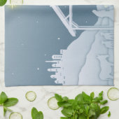 Krippe Szene Küchentuch (Gefaltet)