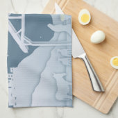 Krippe Szene Küchentuch (Viertel Falte)