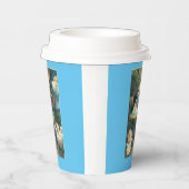 Krippe Szene Vintage Weihnachten Pappbecher (Rechts)