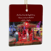 Krippe. Typ auf Handys Keramikornament (Rechts)