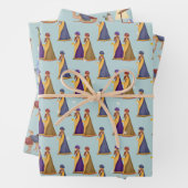 Krippe und drei Weisen Geschenkpapier Set (Beispiel)