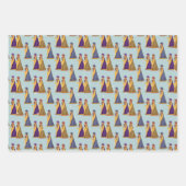 Krippe und drei Weisen Geschenkpapier Set (Vorderseite)