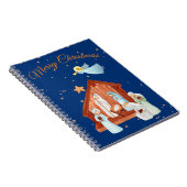 Krippe und Sterne Notizblock (Rechte Seite)