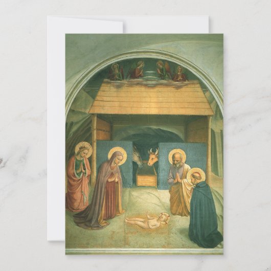 Krippe von Fra Angelico Einladung (Vorderseite)