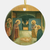 Krippe von Fra Angelico Keramik Ornament (Vorne)
