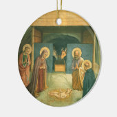 Krippe von Fra Angelico Keramik Ornament (Links)
