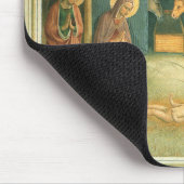 Krippe von Fra Angelico Mousepad (Ecke)