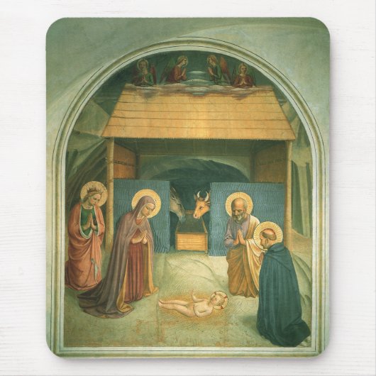 Krippe von Fra Angelico Mousepad (Vorne)