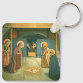 Krippe von Fra Angelico Schlüsselanhänger (Rückseite)