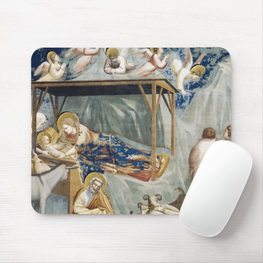 Krippe (von Giotto) Mousepad (Mit Mouse)