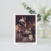 Krippe von Michelangelo Merisi Da Caravaggio Postkarte (Stehend Vorderseite)