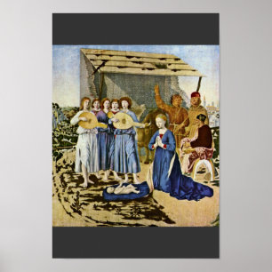 Krippe von Piero Della Francesca (beste Qualität) Poster