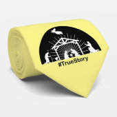 Krippe Wahre Geschichte Krawatte (Gerollt)