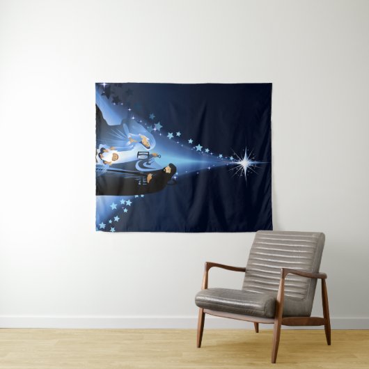 Krippe Wandteppich (Beispiel (Horizontal))