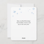 Krippe Watercolor Frohe Weihnachten (Rückseite)