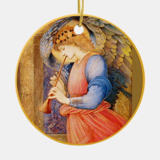 Krippe Weihnachten Keramik Ornament (Vorne)