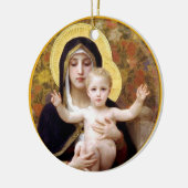 Krippe Weihnachten Keramik Ornament (Links)