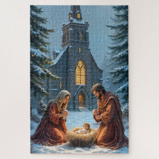 Krippe Weihnachten Puzzle