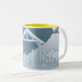 Krippe Zweifarbige Tasse (VorderseiteRechts)