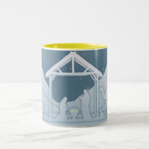 Krippe Zweifarbige Tasse