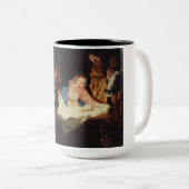 Krippe Zweifarbige Tasse (VorderseiteRechts)