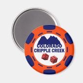 KRIPPEL COLORADO POKER CHIP MAGNET (Vorderseite/Rückseite)