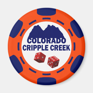 KRIPPEL COLORADO POKER CHIP MAGNET