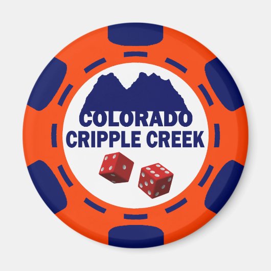 KRIPPEL COLORADO POKER CHIP MAGNET (Vorne)