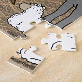 Krippen-GefahrenGeburt Christis-Szene Puzzle (Seite)