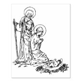 Krippenbaby Jesus Illustration Kunst Briefmarke Gummistempel (Prägung)