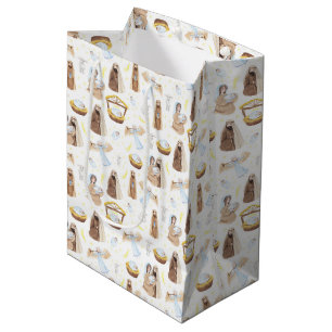 Krippenbaby Jesus Medium Geschenktasche Mittlere Geschenktüte