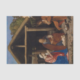 Krippenbekenntnisse der Hirten Weihnachten Seidenpapier