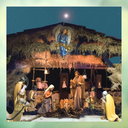 Krippenfenster Fensteraufkleber (Blatt 3)