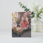 Krippenfiguren Postkarte (Stehend Vorderseite)