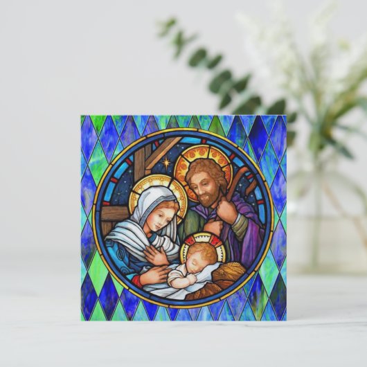 Krippenflatkarte (Stehend Vorderseite)