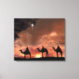 Krippengeschenke für Weihnachten Leinwanddruck