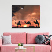 Krippengeschenke für Weihnachten Leinwanddruck (Insitu (Wohnzimmer))