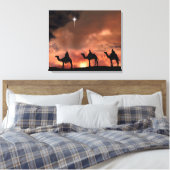 Krippengeschenke für Weihnachten Leinwanddruck (Insitu (Schlafzimmer))