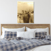 Krippengeschenke für Weihnachten Leinwanddruck (Insitu (Schlafzimmer))