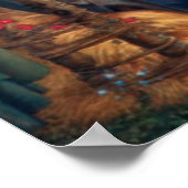 Krippengeschenke für Weihnachten Poster (Ecke)