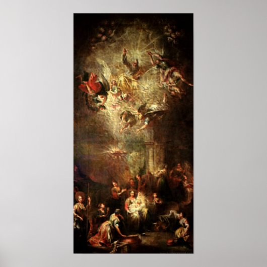 Krippengeschenke für Weihnachten Poster (Vorne)