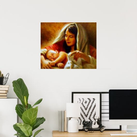 Krippengeschenke für Weihnachten Poster (Heimbüro)