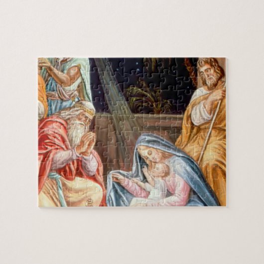 Krippengeschenke für Weihnachten Puzzle (Horizontal)